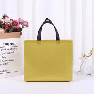 Sac de courses écologique personnalisé en tissu non tissé, réutilisable, avec impression couleur, pour les voyages et l'emballage cadeau, vente en gros - Product Image 3