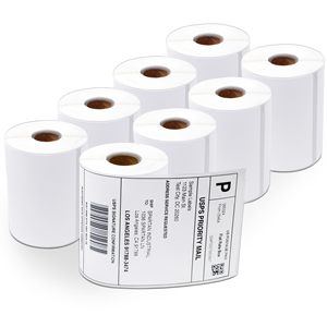 Promotion Barcode Waterproof Heat-Resistant Strong Stickiness Eco-friendly Supermarket Thermal Paper Thermal <b>Printer</b> Labels - Product Image 1