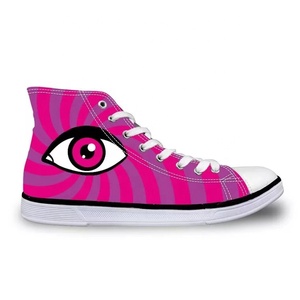 logotipo personalizado deporte de los hombres zapatillas de deporte blanco estrella casuales de las mujeres zapatos de lona - Product Image 3
