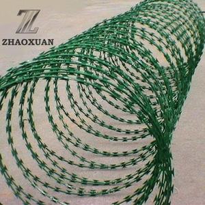 Hoja de afeitar antioxidante de fácil instalación, alambre de púas, bobina de alambre de acero trenzado <span class=keywords><strong>doble</strong></span>, alambre de afeitar - Product Image 6