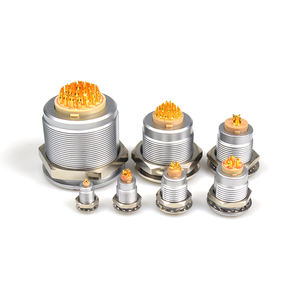 Hoogwaardige volledig messing ronde connector serie: Koreaanse bajonet / EGG B serie push-pull TNC-SMA 50 Ohm adapter (mannelijk-vrouwelijk) - Product Image 2