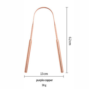 <span class=keywords><strong>Grattoir</strong></span> à <span class=keywords><strong>langue</strong></span> en cuivre pur, acier inoxydable 304, <span class=keywords><strong>grattoir</strong></span> à <span class=keywords><strong>langue</strong></span> en métal efficace <span class=keywords><strong>pour</strong></span> adultes, nettoyeur de <span class=keywords><strong>langue</strong></span> pratique - Product Image 4