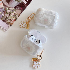 Étui de protection élégant pour écouteurs avec pendentif fleur pour <span class=keywords><strong>Airpods</strong></span> 4 3 /Pro 2 1/2 - Product Image 4