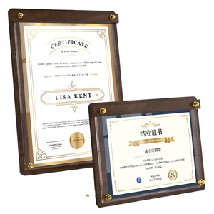 Đen óc chó khung hình nhà hàng thanh menu quảng cáo giá Acrylic A4 A5 A6 dấu hiệu ảnh chủ thẻ hiển thị đứng - Product Image 6