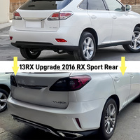 Kit de carrosserie F-Sport pour Lexus RX450, mise à niveau de RX270 RX350 2013 vers RX350 2016, kit de pare-chocs arrière, couvre-pare-chocs arrière, accessoires 2013-2015
