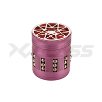 Broyeurs à herbes en aluminium métallique de fabrication chinoise en gros de 55 mm 63 mm pour accessoires de fumage