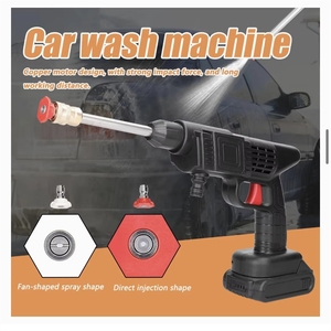 <span class=keywords><strong>Nettoyeur</strong></span> <span class=keywords><strong>haute</strong></span> <span class=keywords><strong>pression</strong></span> sans fil 21V à <span class=keywords><strong>batterie</strong></span>, 2500 PSI, avec buse 6-en-1 et tuyau <span class=keywords><strong>haute</strong></span> élasticité de 23 pieds pour le nettoyage domestique - Product Image 5