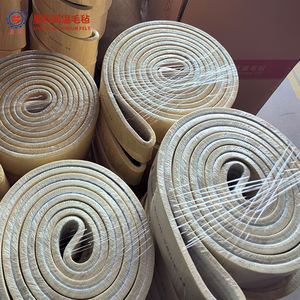 XINGKE yüksek sıcaklığa dayanıklı PBO + Kevlar 12MM dikişsiz keçe konveyör bant yüksek kaliteli elastik streç konveyör bant - Product Image 5