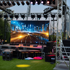 จอแสดงผล LED กลางแจ้ง 8K กันน้ำ ความสว่าง 5000cd ระบบวิดีโอวอลล์ LED ครบชุด พร้อมติดตั้งสำหรับโฆษณาในโบสถ์ - Product Image 2