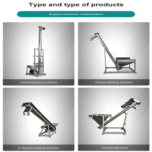Convoyeur à poudre continu à vis double haute vitesse en acier inoxydable avec moteur, capacité de 2000 kg/h pour le moulage plastique - Product Image 4