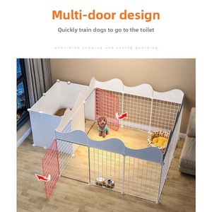 Freely Combinable Indoor Small <strong>Dog</strong> <strong>Kennel</strong> All Seasons Multifunctional <strong>Dog</strong> Cage Partition <strong>Dog</strong> Fence with Storage Function - Product Image 5