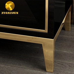 Meuble <span class=keywords><strong>de</strong></span> chambre à coucher, <span class=keywords><strong>table</strong></span> <span class=keywords><strong>de</strong></span> <span class=keywords><strong>chevet</strong></span> nordique pour hôtel, <span class=keywords><strong>table</strong></span> <span class=keywords><strong>de</strong></span> <span class=keywords><strong>chevet</strong></span> moderne <span class=keywords><strong>de</strong></span> luxe en <span class=keywords><strong>acier</strong></span> inoxydable doré, <span class=keywords><strong>table</strong></span> <span class=keywords><strong>de</strong></span> <span class=keywords><strong>chevet</strong></span> intelligente avec tiroir - Product Image 6