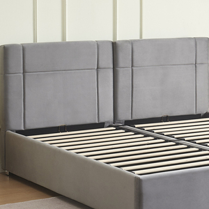 Wholesale Popular Soft <b>Bed</b> Set Designer <b>Queen</b> Soft <b>Bed</b> Frame Eco-Friendly Fabric <b>Bed</b> Hotel Modern King <b>Bed</b> Frame Home - Product Image 3