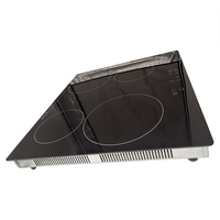 Table de cuisson encastrable électrique infrarouge en verre céramique 6800W à 4 brûleurs avec quatre zones de cuisson