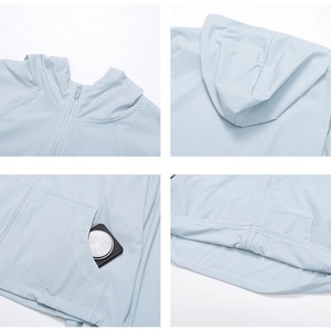 Custom Women's UV-Resistant Zippered <b>Yoga</b> <b>Jacket</b> Quick-Drying Breathable Sports Hooded <b>Jacket</b> with High Quality - Product Image 4