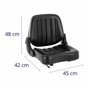 Adjustable PVC Leather Tractor Seat with Backrest Suspension Forklift Excavator for Agricultural <b>Machinery</b> Parts - Product Image 6