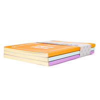 Journal personnalisé en cuir PU avec couverture rigide et impression feuille d'or Carnet A5 promotionnel