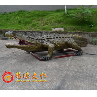 Animatronic Balade et équitation Dinosaure Manèges d'amusement pour enfants Crocodile électrique pour enfants