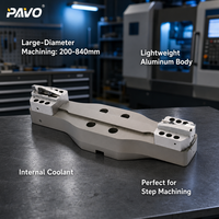 Tête de perçage à gros diamètre réglable PAVO Tools 280-360 mm pour machine de fraisage CNC avec refroidissement interne
