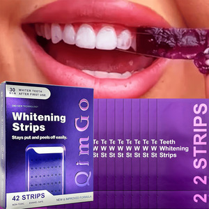 Bandes <span class=keywords><strong>blanchissantes</strong></span> professionnelles pour les dents, sourire éclatant et magnifique, sans sensibilité, sans peroxyde, 7 paires, 14 bandes - Product Image 3