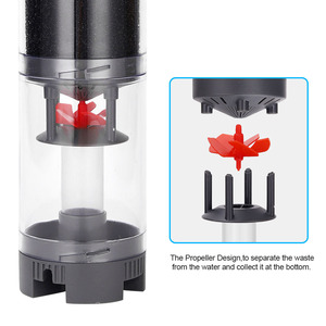 Lynpet in plastica acrilica filtro per pesci sgabello acquario acqua dolce/acqua salata gallone corallo pulizia pompa in scatola pompa inclusa - Product Image 5