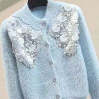 Applique en dentelle queue de sirène à paillettes dégradées, patch écailles de poisson perlées scintillantes pour robe de soirée, robe de mariée, DIY