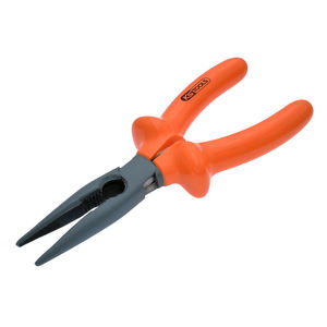 คีมหนีบจมูกแบบเข็มขนาดเล็ก1000V ยาวคีมเหล็กเกรดแบบทำมือพร้อมที่จับพลาสติกสำหรับตัดและจับขนาด L.170มม. - Product Image 1