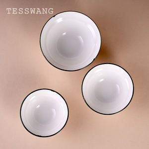 Tazón de Sopa de Porcelana <span class=keywords><strong>Insa</strong></span>, Bonito y Fresco, Vajilla Duradera, Portátil y Reutilizable, Juego de Vajilla Ecológico - Product Image 2