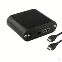 Tarjeta de Captura de Audio y Video USB 4K para HDTV a USB C, Dispositivo de Transmisión en Vivo con Salida de Bucle, Formato de Grabación MP4