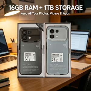สมาร์ทโฟนแฟชั่น Note60Pro 5G รุ่น 16GB+1TB แบตเตอรี่ 6900mAh กล้อง 108MP ระบบปฏิบัติการ Android15 ชาร์จเร็ว 65W ปลดล็อคแล้ว ของแท้ - Product Image 6