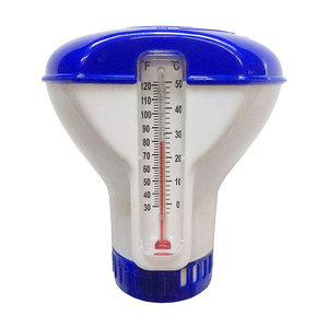 Bonny nổi hồ bơi hóa chất Clo Dispenser Feeder 3 "máy tính bảng Dispenser Floater với xây dựng trong dễ dàng đọc nhiệt kế - Product Image 4