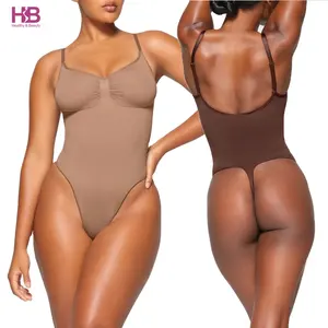 Shapewear Bodysuit Thong Shaper for Women Waist Trainer Body Shaper Deep V  Neck Slimming Underwear Built-in Bra Camisoles Tops – a legjobb termékek  a(z) Joom Geek online áruházban