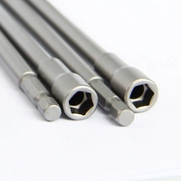 DZ Extra Long H8 200mm écrou magnétique pilote industriel bricolage acier poignée douille entraînement foret personnalisable OEM Support