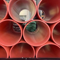 Tuyau d'évacuation en PEHD à faible fuite, tube en polyéthylène pour la remplacement de vieux conduits sans terrassement et l'évacuation d'urgence des tunnels