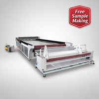 Machine de découpe laser CO2 automatique et continue, type portique, 150W, système de contrôle Ruida, impression par sublimation sur tissu, AI BMP DWG