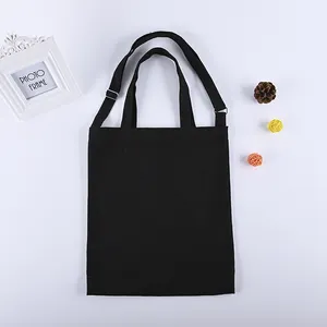 अनुकूलित मुद्रित मानक आकार पुन: प्रयोज्य पर्यावरण के अनुकूल 100% कपास crossbody ढोना बैग कैनवास केलिको शॉपिंग कपास बैग