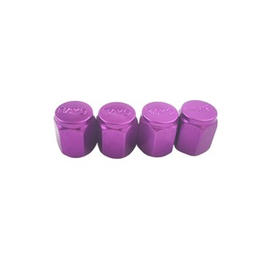 Rays Aluminum Alloy Valve <b>Cap</b> Purple Red Blue Black Gold Silver For Car Tire Modification Tubeless <b>Stem</b> - Product Image 5