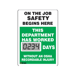Panneau <span class=keywords><strong>de</strong></span> signalisation <span class=keywords><strong>de</strong></span> <span class=keywords><strong>sécurité</strong></span> industrielle : La <span class=keywords><strong>sécurité</strong></span> au travail commence ici – Affichage Zéro Blessure pour Atelier - Product Image 1