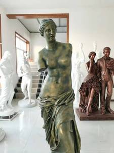 Stile europeo a grandezza naturale decorazioni per esterni figura in resina artificiale scultura moderna resina pop art figure scultura venere - Product Image 2