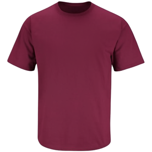 เสื้อยืดแขนสั้นผ้าฝ้าย 100% แบบลำลอง สีพื้น พร้อมโลโก้ OEM ออกแบบเองได้ น้ำหนัก 180 กรัม ระบายอากาศได้ดี เป็นมิตรกับสิ่งแวดล้อม ทรงปกติ - Product Image 1