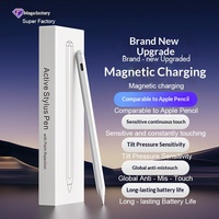 Stylet capacitif de deuxième génération pour iPad Pro Air Mini, recharge magnétique, stylet en plastique pour écran tactile