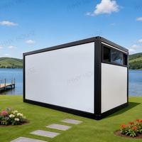 Maison conteneur pliable portable en acier durable de 20 pieds, design moderne, pour hôtel/villa, prix économique, installation rapide pour maison/bureau