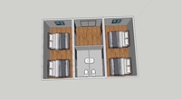 Maison conteneur plat de 20 pieds bien vendue Nouveau type de maison mobile avec verre détachable en acier et panneau sandwich
