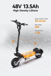 Scooter Eléctrico Plegable Todoterreno T10 OOTD Barato de Almacén en EE. UU., Trotinette Electrique, Skateboard Eléctrico para Adultos - Product Image 6