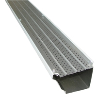 Grilles de protection de gouttière en maille perforée d'aluminium de haute qualité, fabriquées en Chine, avec trous ronds et services de pliage et de découpe