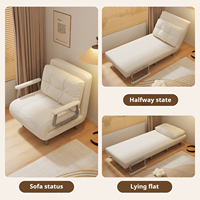 Nuevo Modelo 2026, Cama Individual Plegable para Balcón, Sala de Estar y Dormitorio, Sofá Cama Plegable de Doble Función