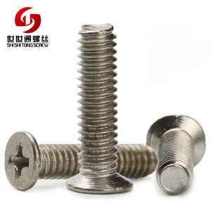 Tornillos para metales Phillips <span class=keywords><strong>Perno</strong></span> de cabeza plana avellanada M3 M4 M5 <span class=keywords><strong>M6</strong></span> M8 Inoxidable - Product Image 2