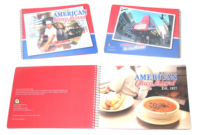 Brochure publicitaire personnalisée en papier kraft cartonné avec impression offset couleur intégrale, couverture rigide, dépliant, livret