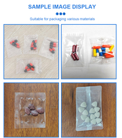 Machine d'emballage verticale automatique pour sachets vibrants, compteur de bonbons, pilules, comprimés, capsules