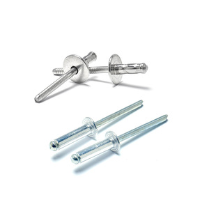 Rivets aveugles à tête dôme de type ouvert, rivets à percussion en aluminium colorés et noirs 3/16" et <span class=keywords><strong>7mm</strong></span> - Product Image 3